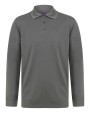 HENBURY Unisex Coolplus® Long-Sleeved Polo Shirt Poloshirts personalisierbar