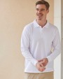 Polo's HENBURY Unisex Coolplus® Long Sleeved Polo Shirt voor bedrukking &amp; borduring
