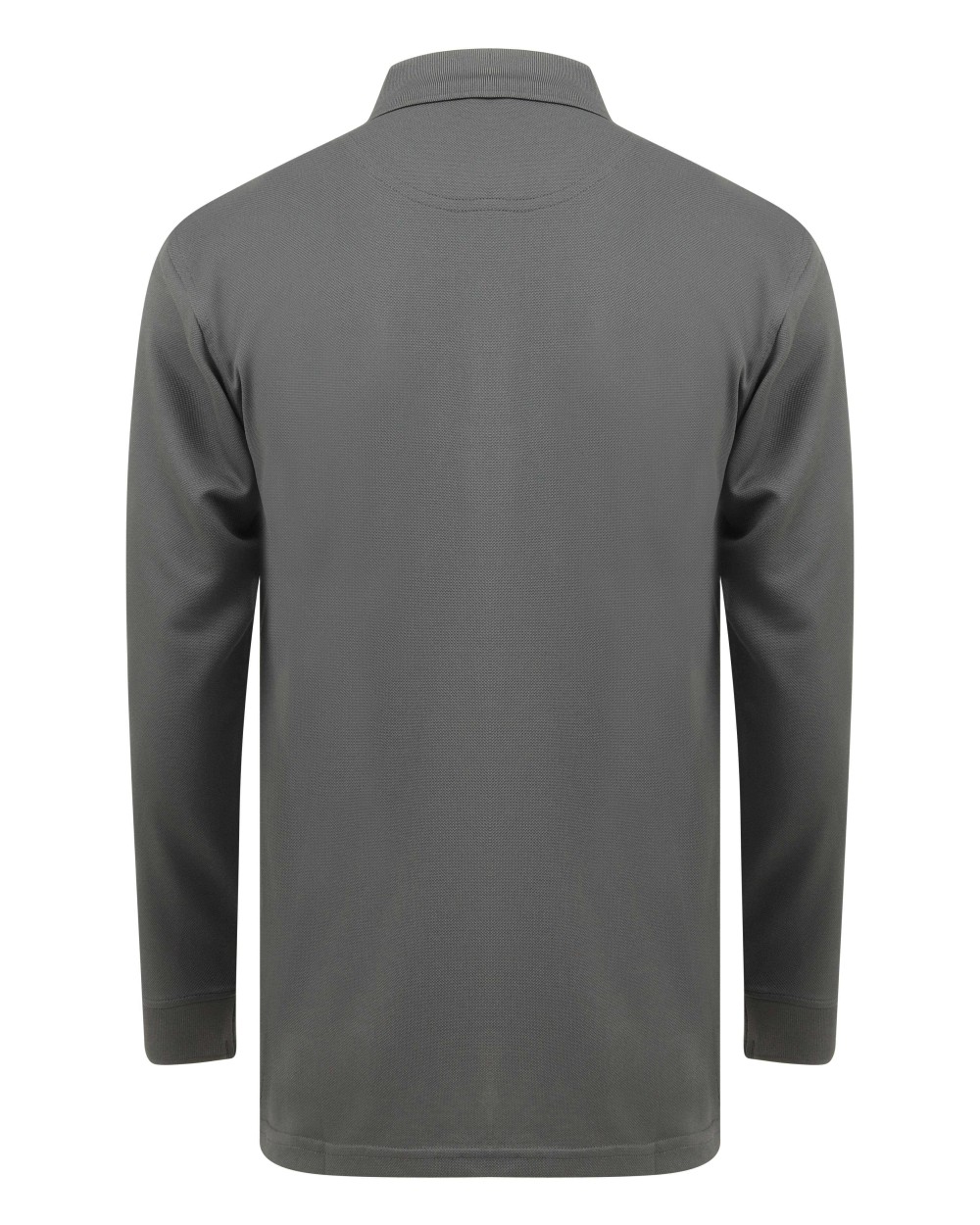 Polo's HENBURY Unisex Coolplus® Long Sleeved Polo Shirt voor bedrukking &amp; borduring