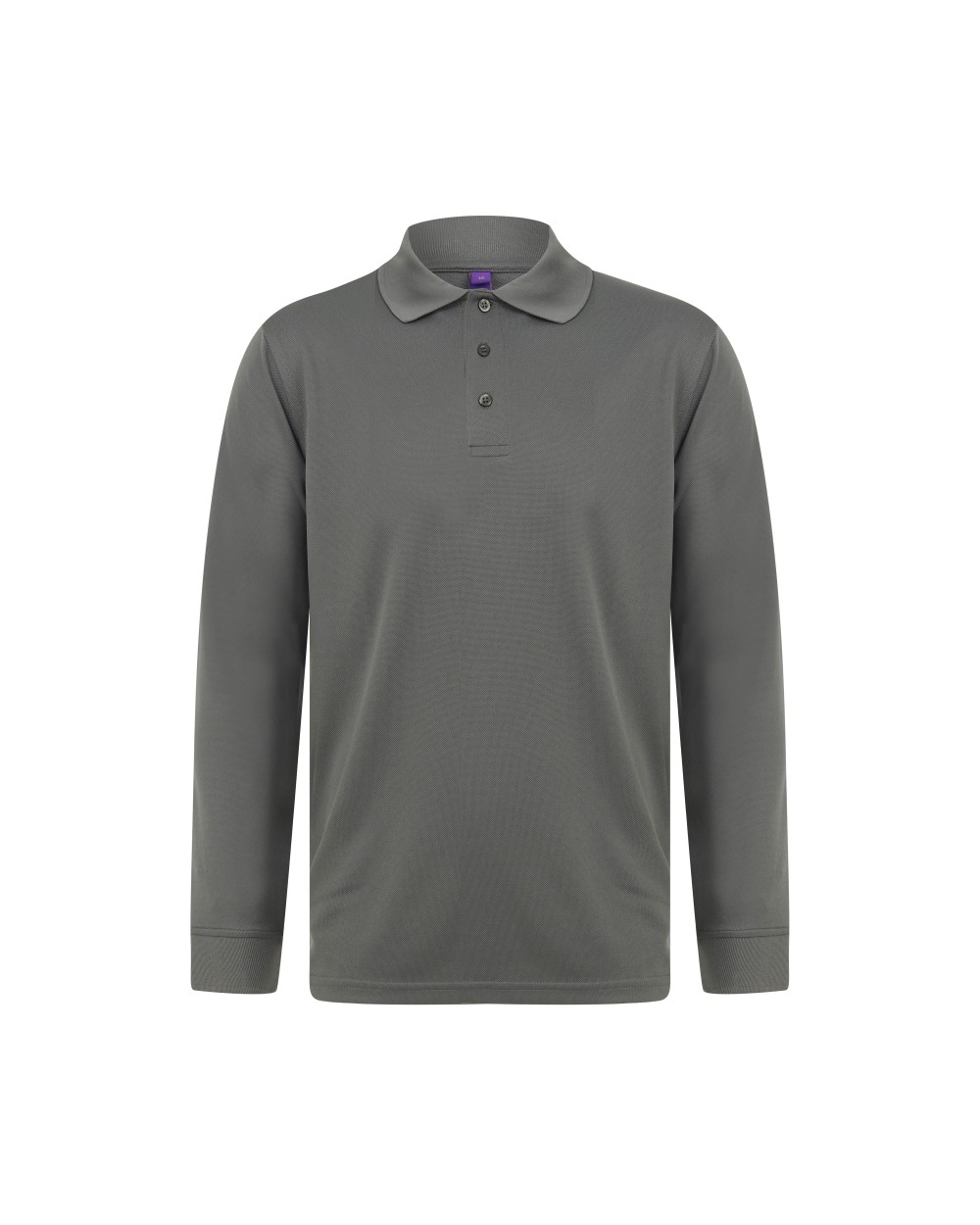 HENBURY Unisex Coolplus® Long-Sleeved Polo Shirt Poloshirts personalisierbar