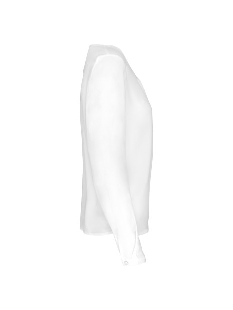 KARIBAN Blouse crêpe manches longues femme /api/colors/f4edc82d-a3af-4bc1-b175-0d271ac7e6e6 personnalisable