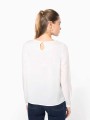 T-Shirts à personnaliser KARIBAN Blouse crêpe manches longues femme 