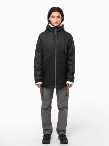 Vestes à personnaliser KARIBAN Veste à capuche avec doublure en micropolaire unisexe 