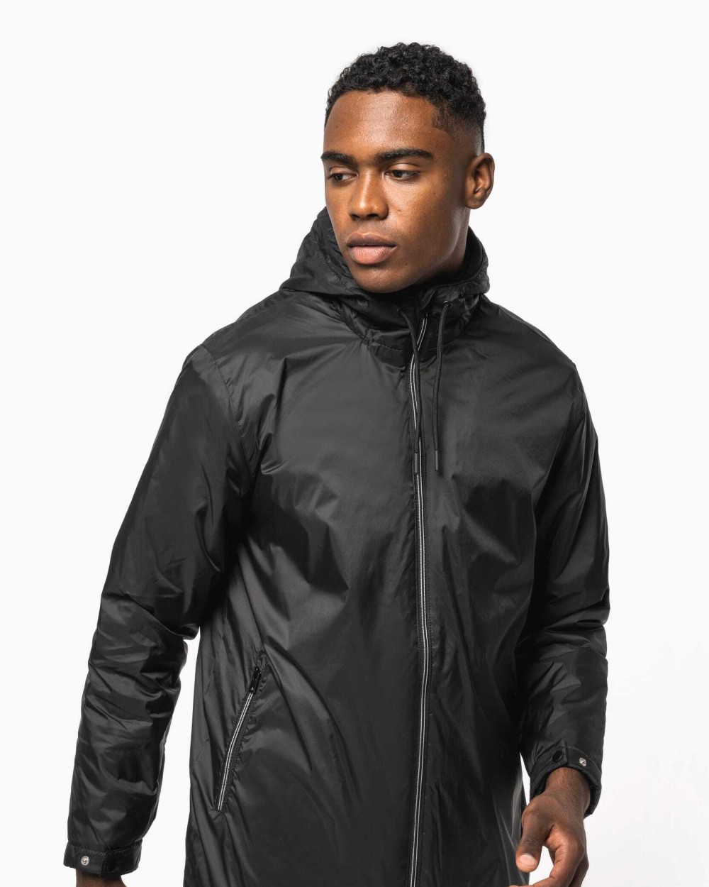Vestes personnalisable KARIBAN Veste à capuche avec doublure en micropolaire unisexe