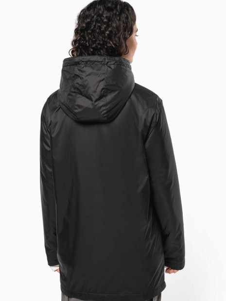 Vestes à personnaliser KARIBAN Veste à capuche avec doublure en micropolaire unisexe 