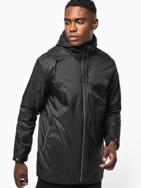 Vestes à personnaliser KARIBAN Veste à capuche avec doublure en micropolaire unisexe 