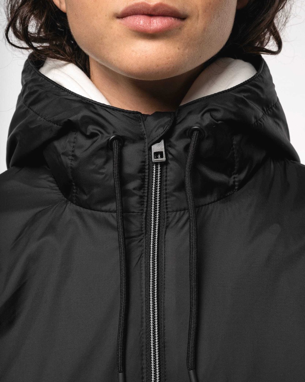 Vestes personnalisable KARIBAN Veste à capuche avec doublure en micropolaire unisexe