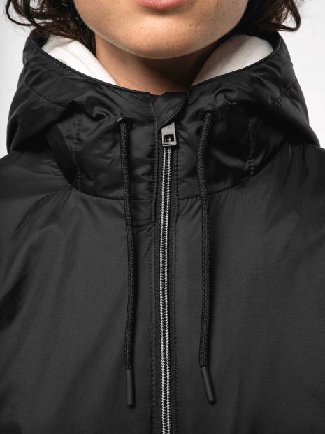 Vestes à personnaliser KARIBAN Veste à capuche avec doublure en micropolaire unisexe 