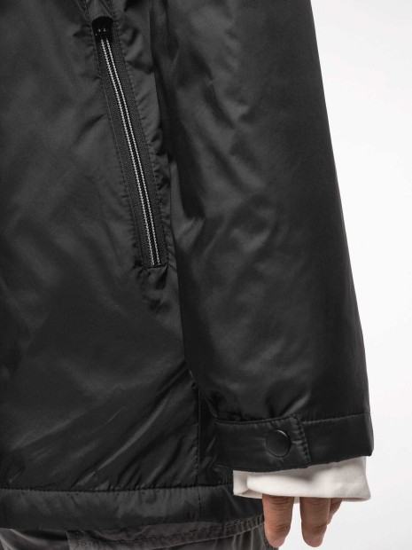 Vestes à personnaliser KARIBAN Veste à capuche avec doublure en micropolaire unisexe 