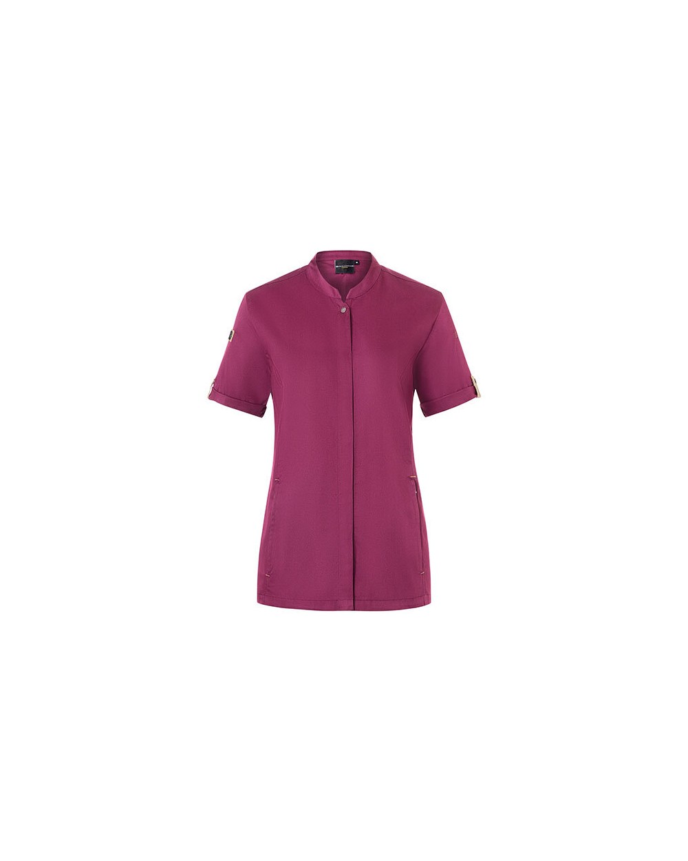 Vestes personnalisable KARLOWSKY Ladies Chefs Jacket Green-Generation Short Sleeve
