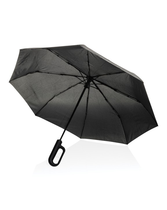 4DO Yara 21“ AWARE™ rPET Regenschirm mit Karabiner Regenschirme personalisierbar