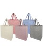 Tote bags personnalisable 4DO Sac shopping Pheebs à soufflets en matières recyclées 150 g/m² 13L