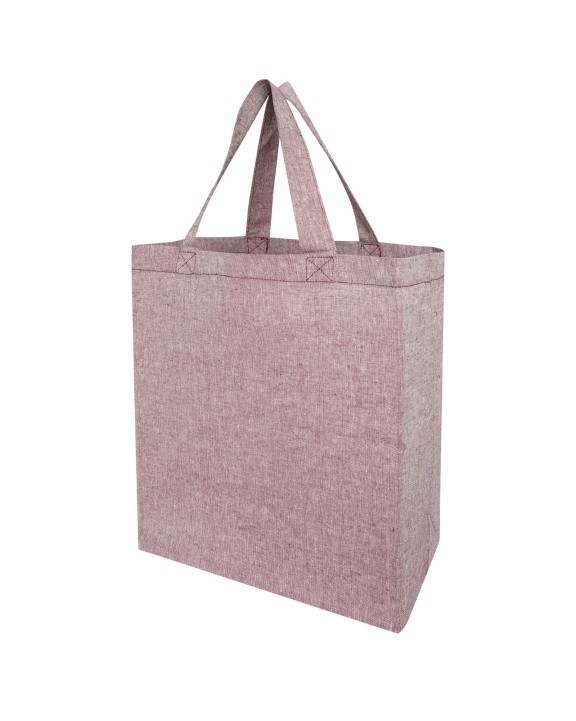 Tote bags personnalisable 4DO Sac shopping Pheebs à soufflets en matières recyclées 150 g/m² 13L