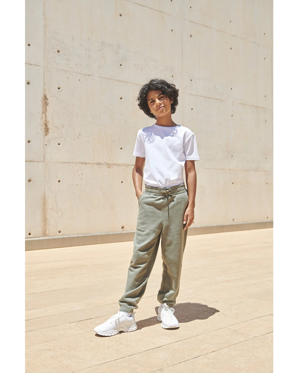 Pantalons personnalisable SKINNIFIT Kids' Sustainable Fashion Cuffed Joggers