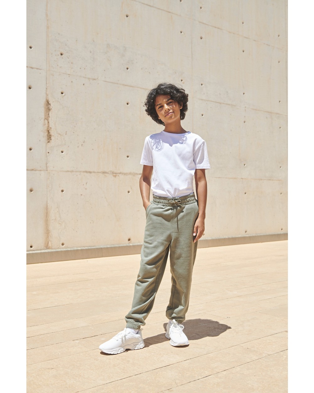 Pantalons personnalisable SKINNIFIT Kids' Sustainable Fashion Cuffed Joggers