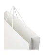 4DO Handgefertigte 170 g/m² Integra-Papiertüte mit Kunststoff Kordelgriffen – 45 × 10 × 35 cm Taschen personalisierbar