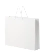 Sacs & Bagagerie personnalisable 4DO Sac en papier 170 g/m2 integra fait à la main avec poignées torsadées en plastique, 45 x 10 x 35 cm