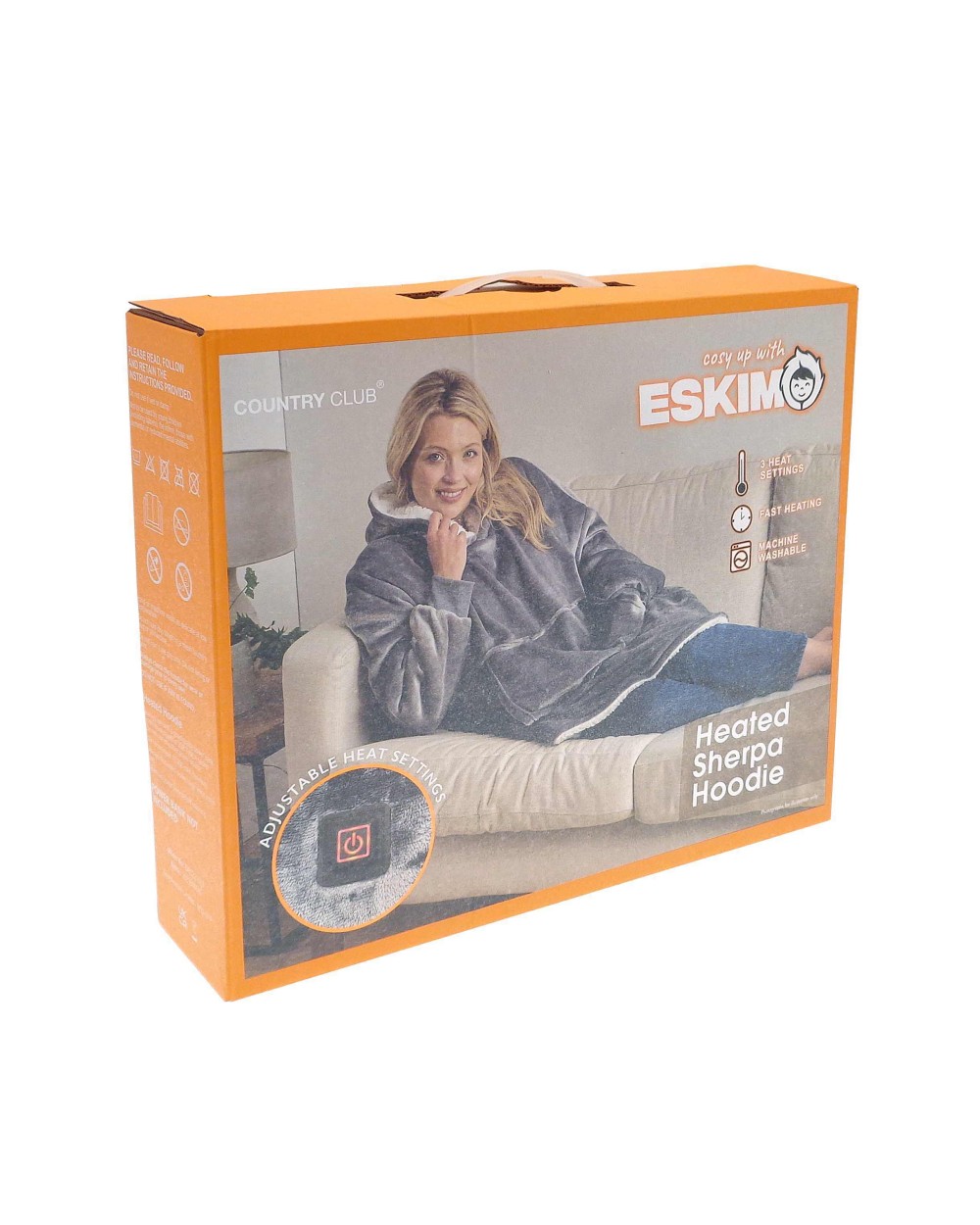Sweaters & hoodies RIBBON Heated Eskimo blanket hoodie voor bedrukking &amp; borduring