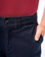 KARIBAN Chino-Hose für Jungen Hosen personalisierbar