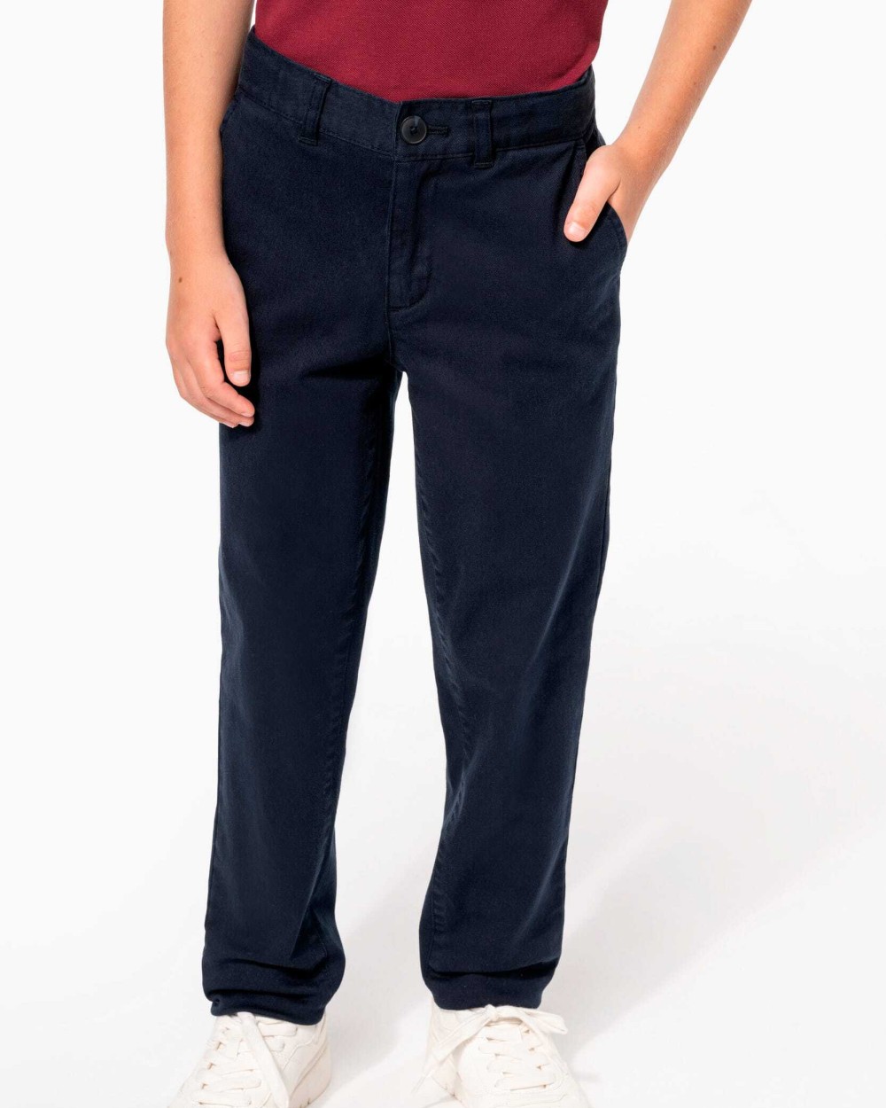 KARIBAN Chino-Hose für Jungen Hosen personalisierbar