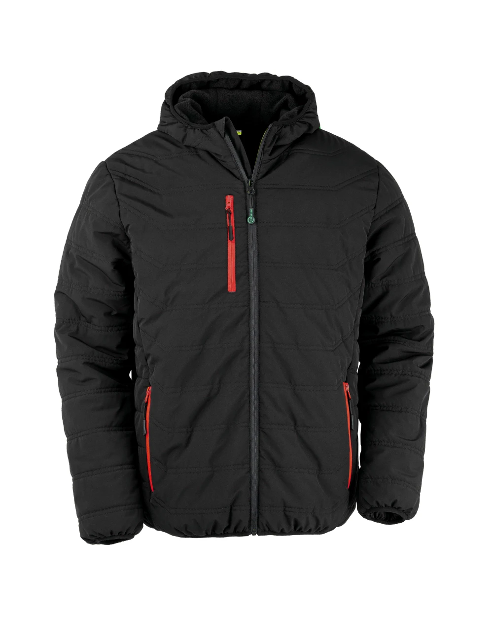Vestes personnalisable RESULT Veste matelassée black compass recyclée