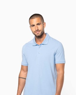 Polo piqué manches courtes homme
