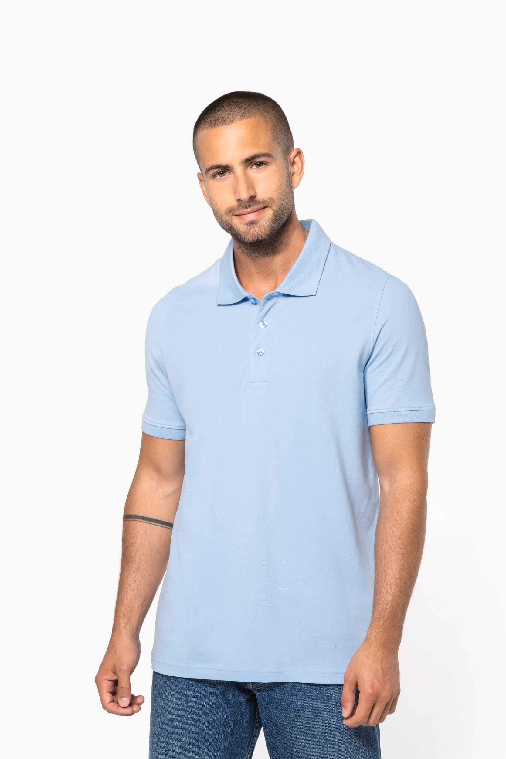 Polos personnalisable KARIBAN Polo piqué manches courtes homme