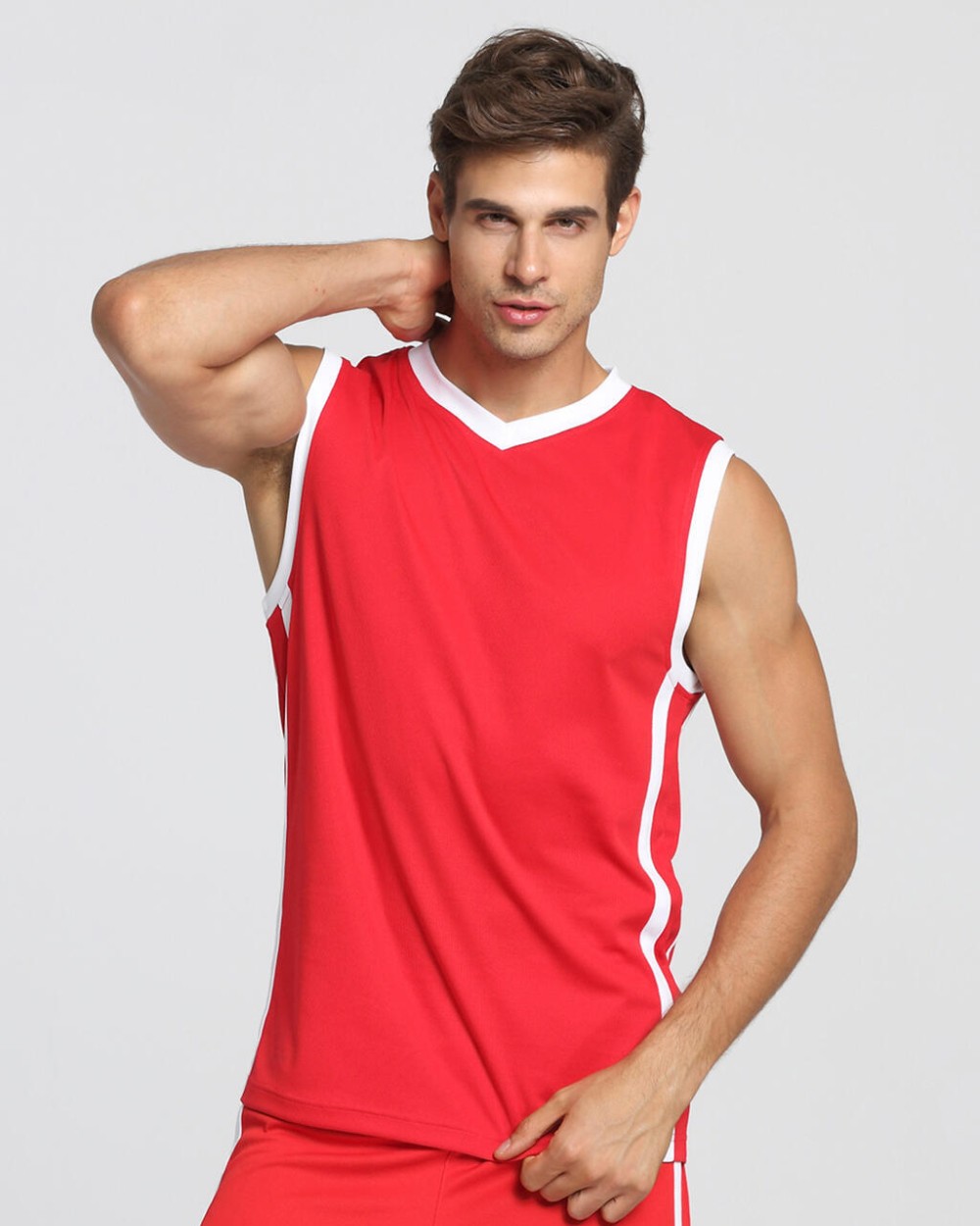 T-Shirts personnalisable SPIRO Men's Quick Dry Basketball Top
