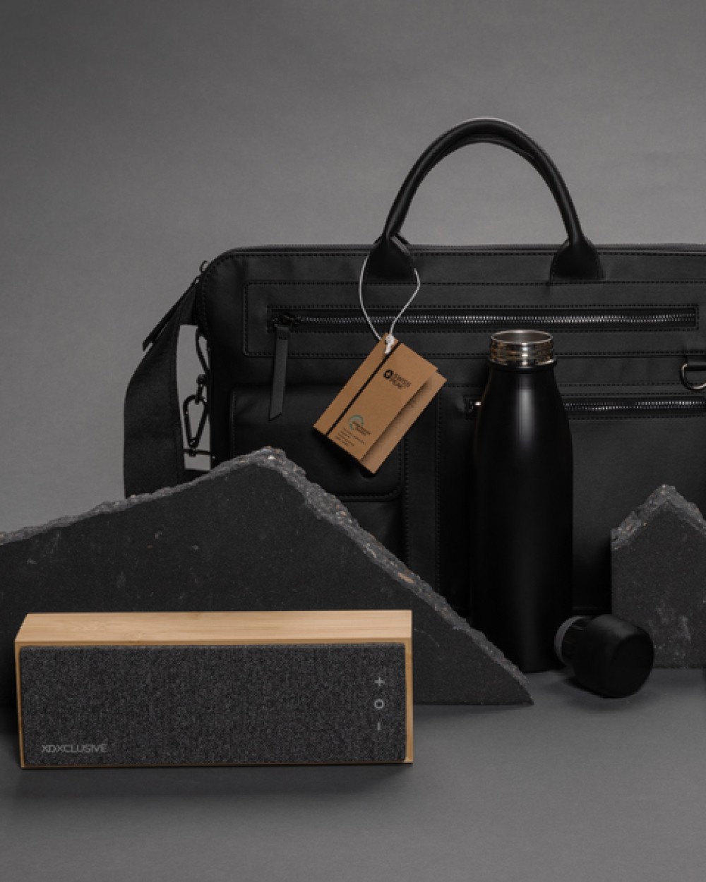 Sacs & Bagagerie personnalisable SWISS PEAK Sacoche ordinateur 14'' Swiss Peak en PU recyclé GRS