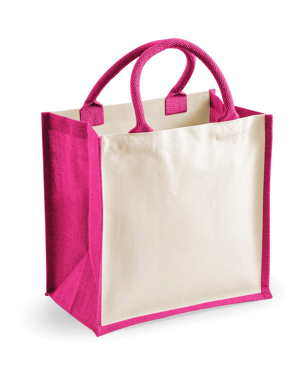 Tote bags WESTFORDMILL Printers' midi jute tote voor bedrukking &amp; borduring