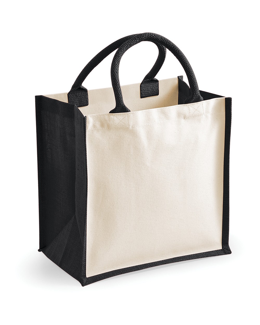 Tote bags WESTFORDMILL Printers' midi jute tote voor bedrukking &amp; borduring