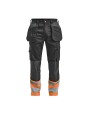 JOBMAN 2277 Bundhose Hi-Vis mit Hängetaschen Hosen personalisierbar