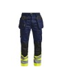 JOBMAN 2277 Bundhose Hi-Vis mit Hängetaschen Hosen personalisierbar
