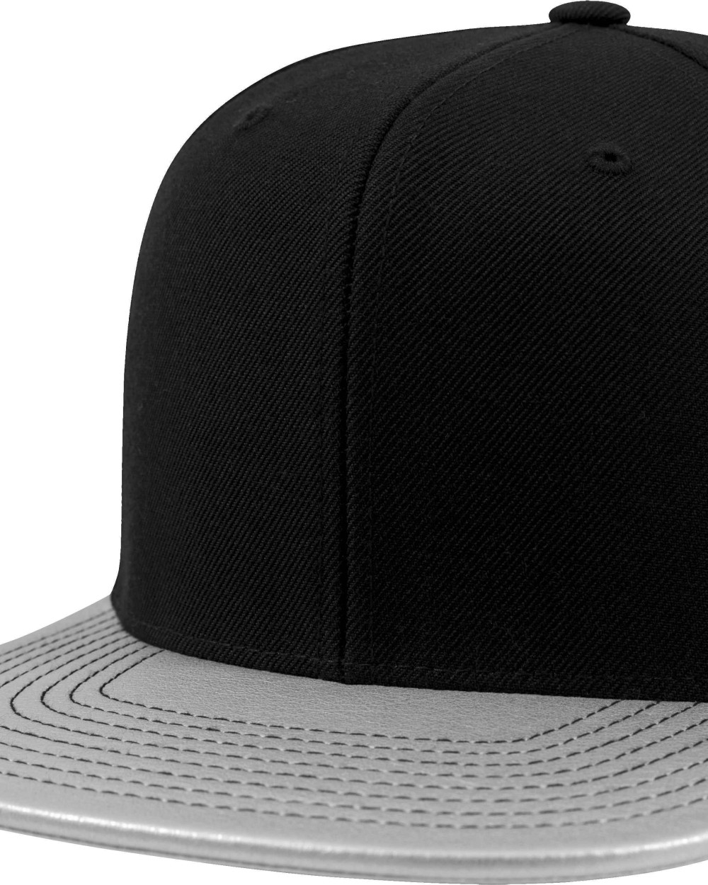 FLEXFIT Metallic Visor Snapback Kappen personalisierbar