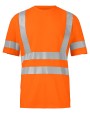 T-shirts PROJOB 6030 SIGNALISATIET-SHIRT EN ISO 20471 KLASSE 3 voor bedrukking &amp; borduring