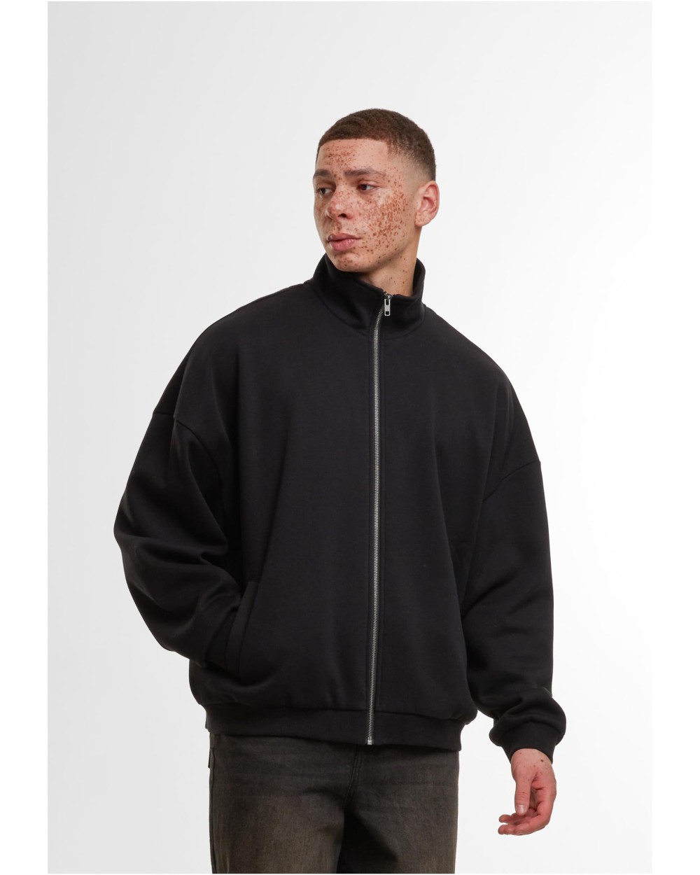 Sweaters & hoodies BUILD YOUR BRAND OVERSIZED ZIP JACKET voor bedrukking &amp; borduring