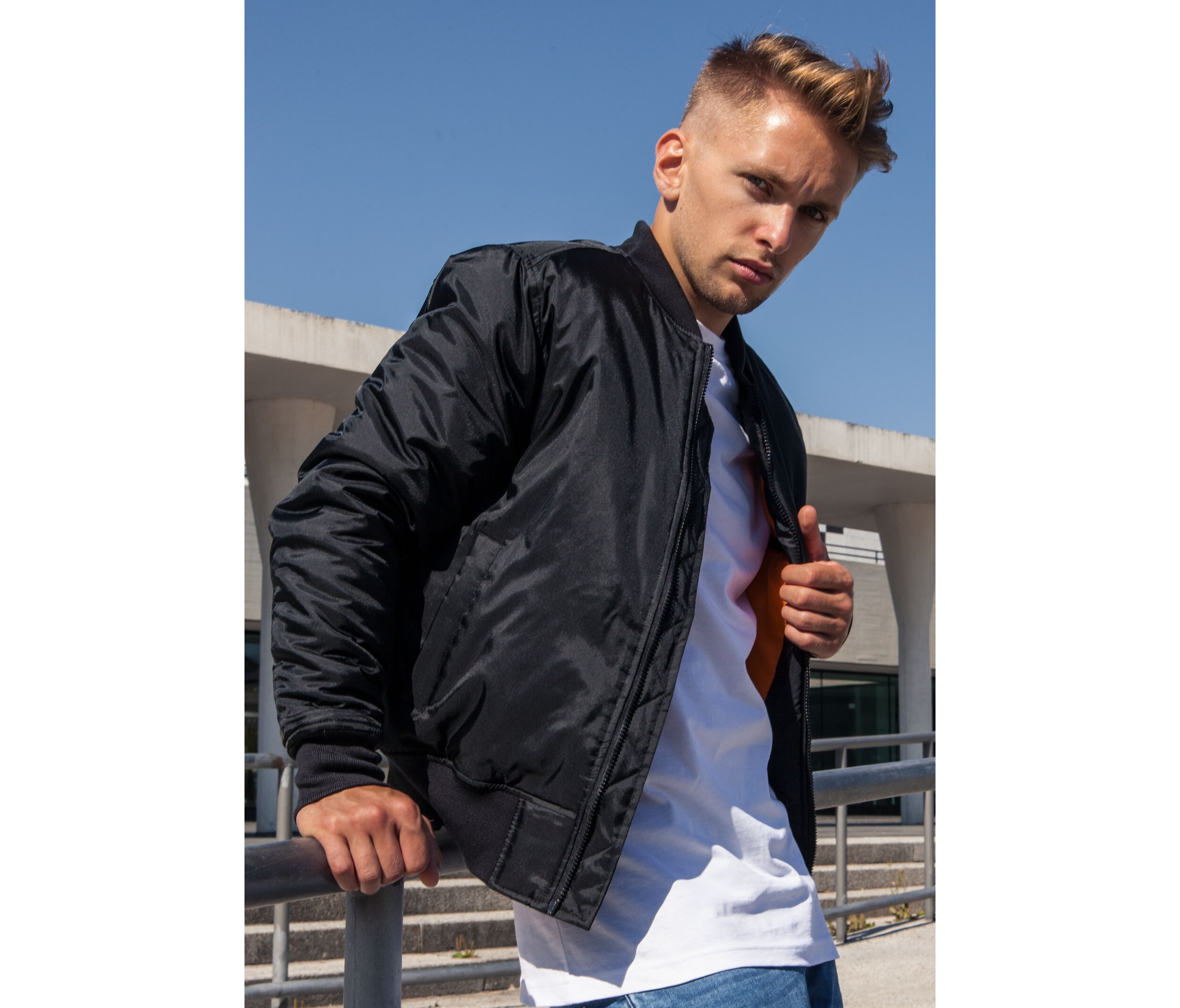 Vestes personnalisable BUILD YOUR BRAND BOMBER JACKET