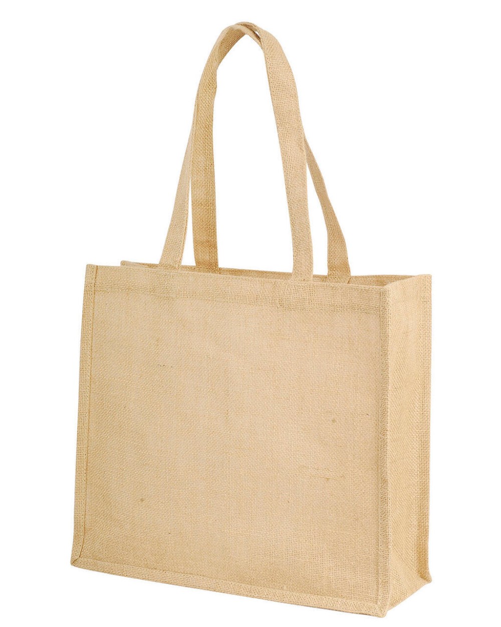 Tassen & Zakken SHUGON Calcutta Long Handled Jute Shopper Bag voor bedrukking &amp; borduring