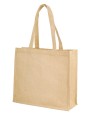 Tassen & Zakken SHUGON Calcutta Long Handled Jute Shopper Bag voor bedrukking &amp; borduring