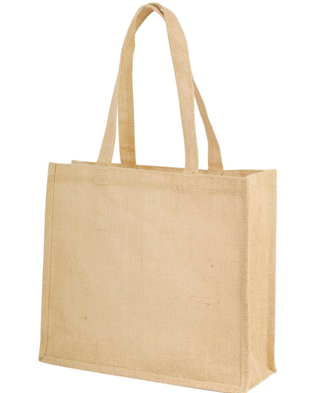 Tassen & Zakken SHUGON Calcutta Long Handled Jute Shopper Bag voor bedrukking &amp; borduring