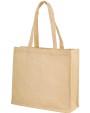 Tassen & Zakken SHUGON Calcutta Long Handled Jute Shopper Bag voor bedrukking &amp; borduring