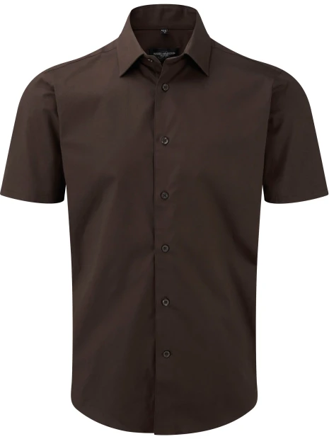 RUSSELL Chemise fittée homme manches courtes /api/colors/b1e9730e-2307-4dc6-a97e-0dcccdb1ecfa personnalisable