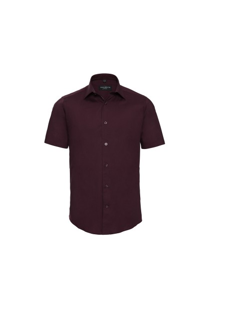 RUSSELL Chemise fittée homme manches courtes /api/colors/48205ac7-091d-4541-93c0-cf4e9dbd0541 personnalisable