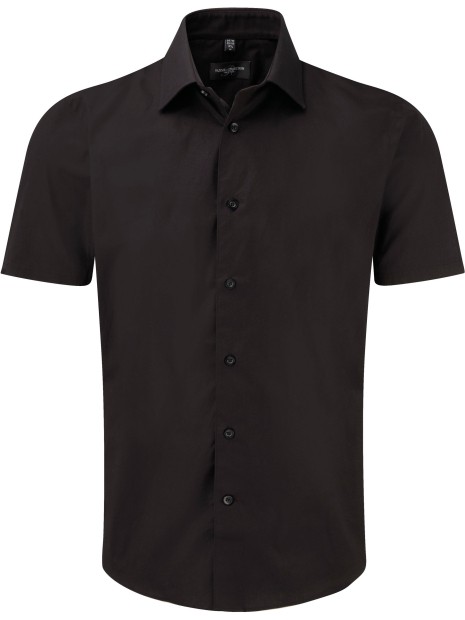 RUSSELL Chemise fittée homme manches courtes /api/colors/b9fdad4a-5e94-45cb-8c03-c08b349b28c3 personnalisable