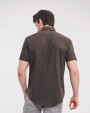 RUSSELL Men's Short Sleeve Easy Care Fitted Shirt Hemden personalisierbar