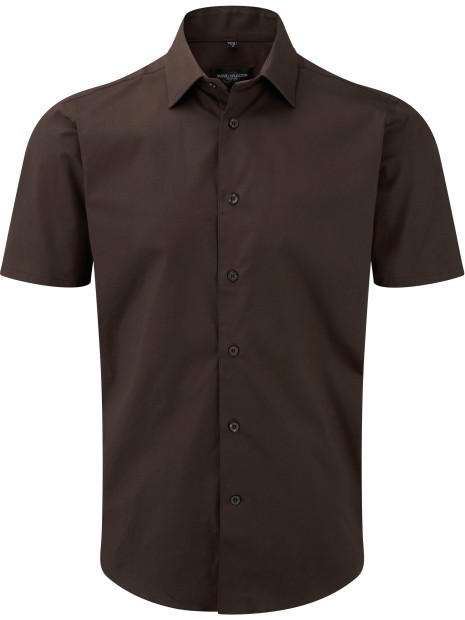 RUSSELL Chemise fittée homme manches courtes /api/colors/b1e9730e-2307-4dc6-a97e-0dcccdb1ecfa personnalisable