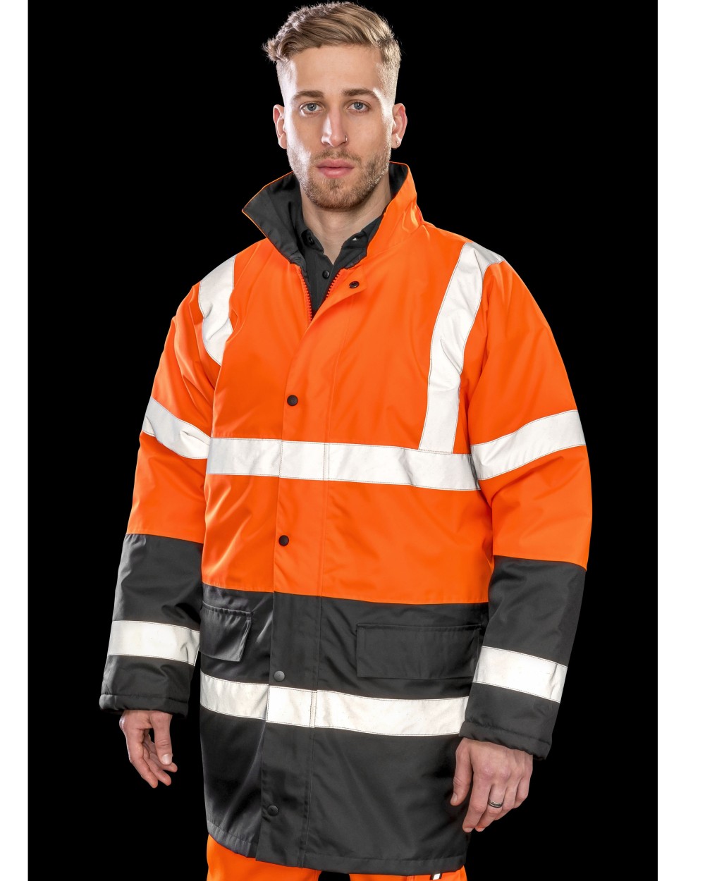 Vestes personnalisable RESULT MOTORWAY 2-TONE SAFETY COAT