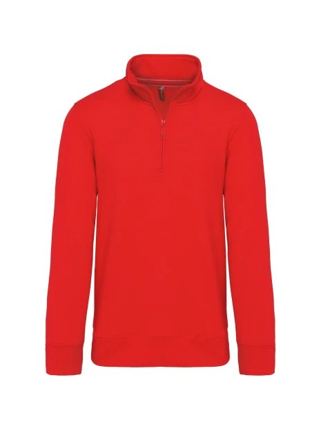 KARIBAN Sweat-shirt col zippé homme /api/colors/c953313a-9c9d-493b-934e-ddcf8fada2ae personnalisable