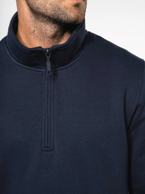 Sweat-shirts à personnaliser KARIBAN Sweat-shirt col zippé homme 