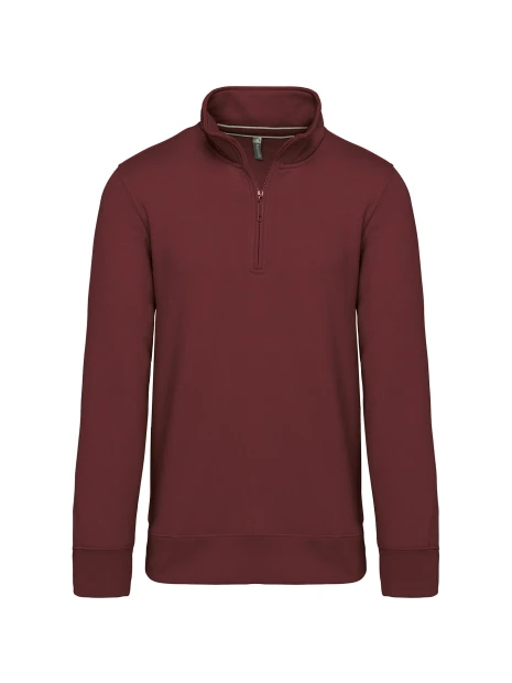 KARIBAN Sweat-shirt col zippé homme /api/colors/3f4410b9-f80f-412a-9aa8-9260cc84003d personnalisable